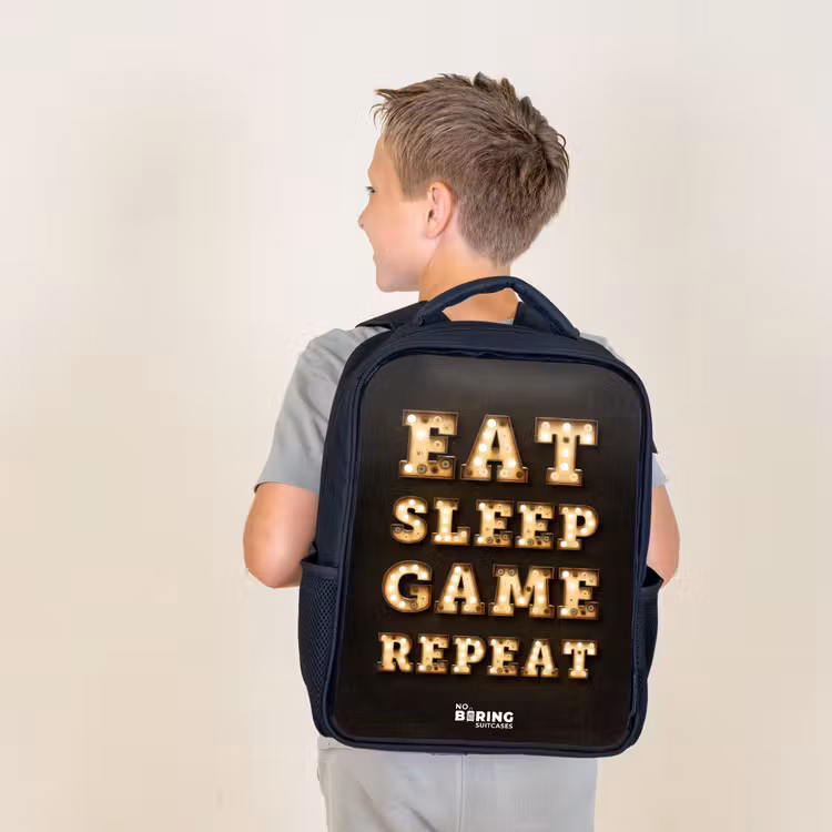 Kids backpack - Qoute with light — 2