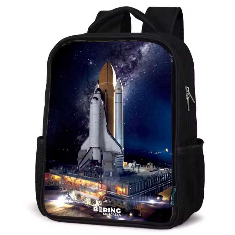 Kids backpack - Space shuttle that can take off — 4
