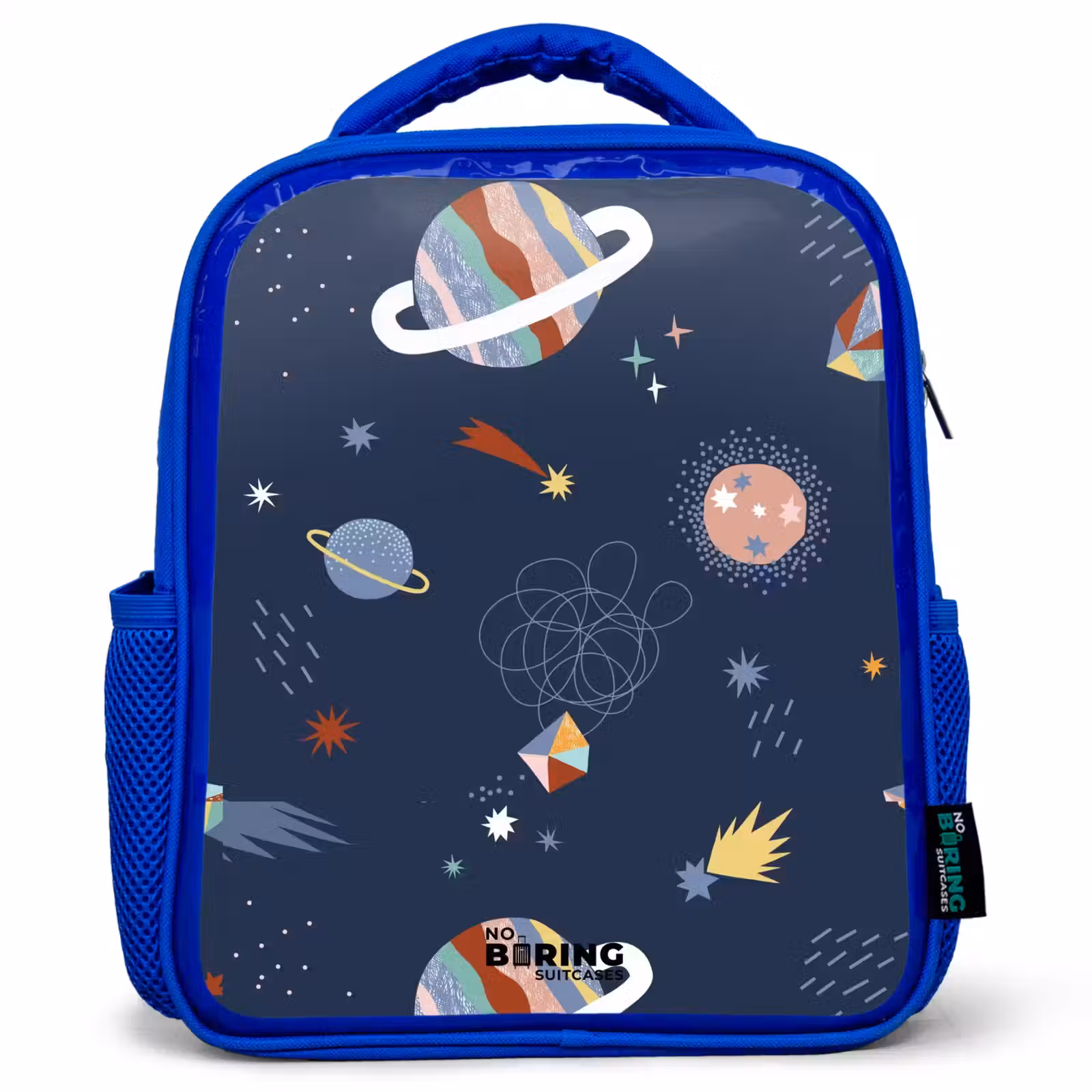 Kids backpack - Blue - Planets in the sky — 1