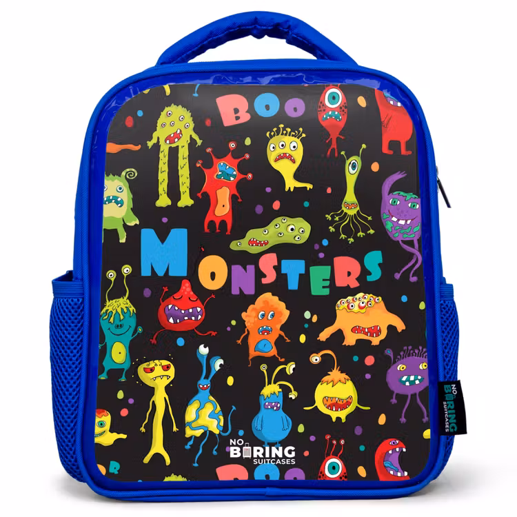 Kids backpack - Blue - Pattern of samples — 1