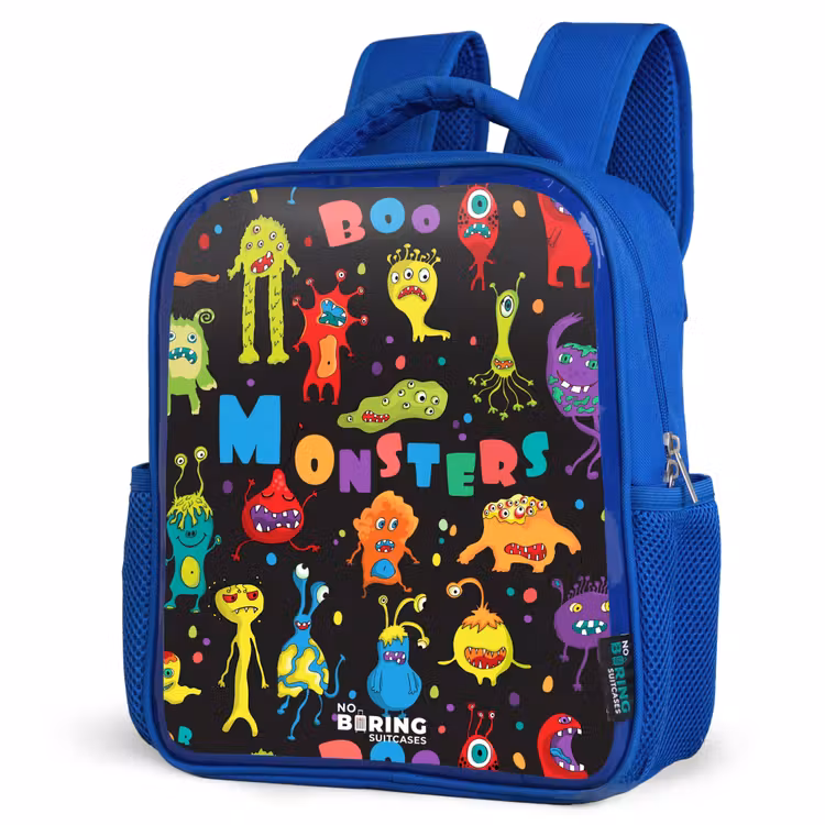 Kids backpack - Blue - Pattern of samples — 3