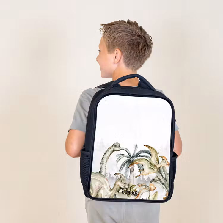 Kids backpack - Dinos in a rugged landscape — 2
