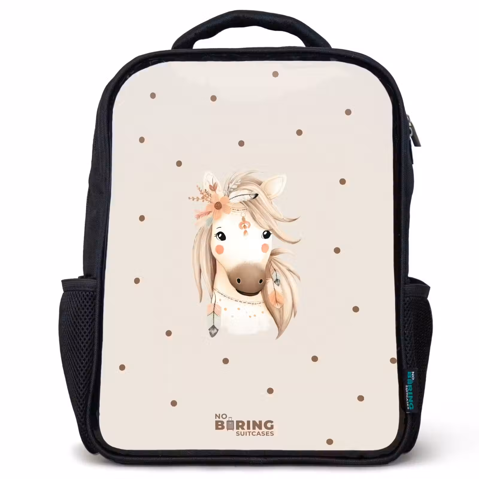 Kids backpack - Bohemian horse in pastel colors — 1