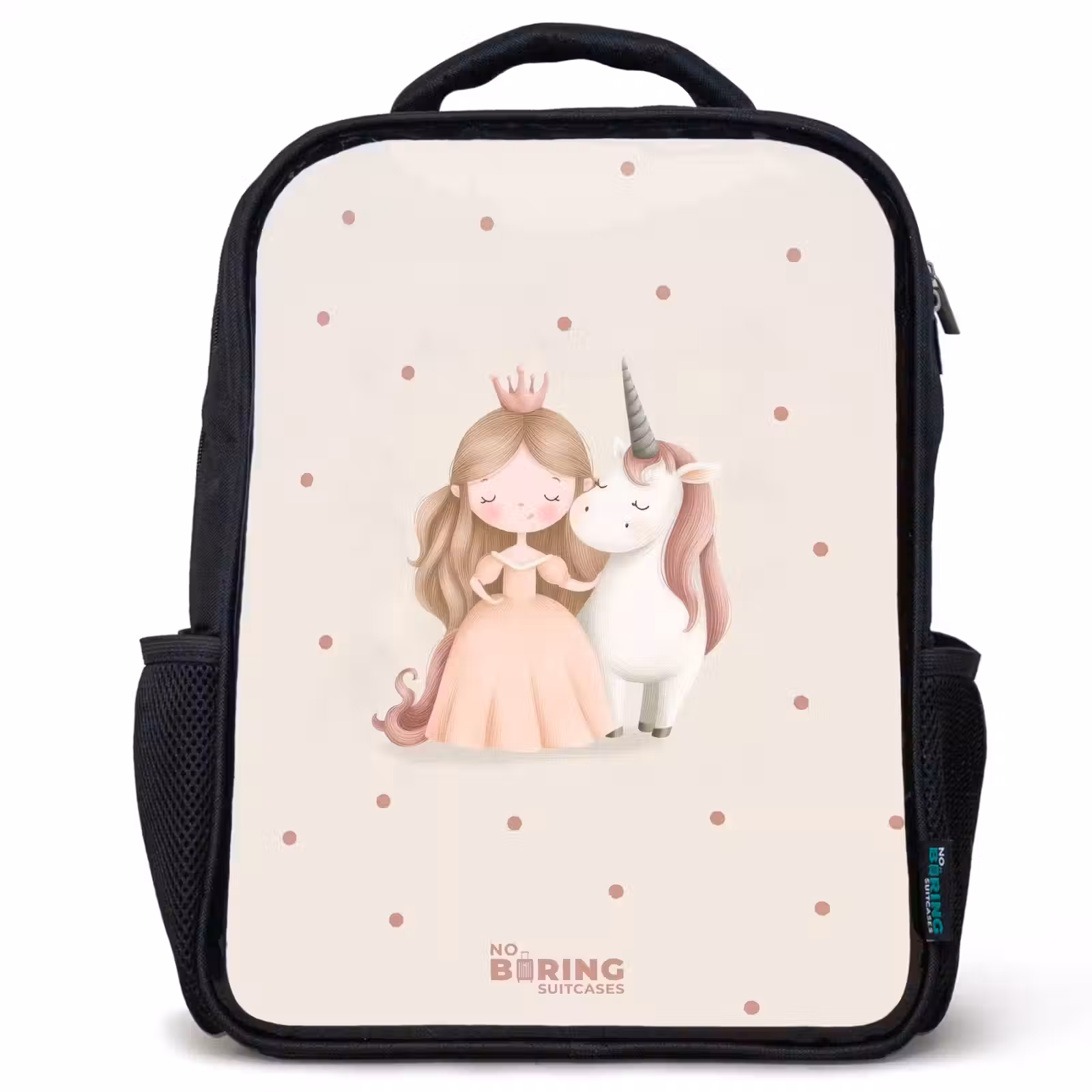 Kids backpack - Princess and a unicorn in pastel colors — 1