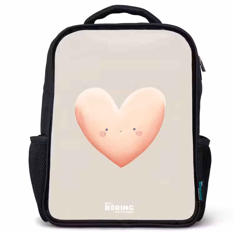 Kids backpack - Heart in pastel colors — 1