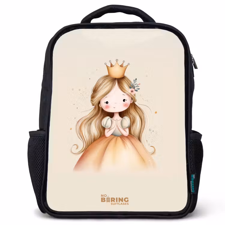 Kids backpack - Princess in golden tones — 1