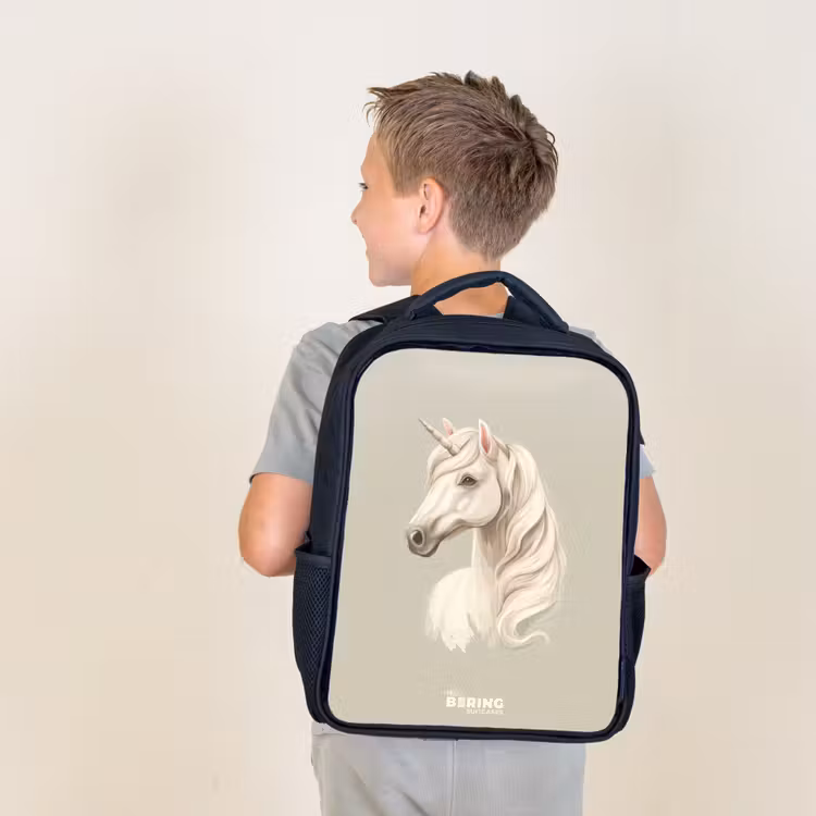 Kids backpack - Unicorn in neutral colors — 2
