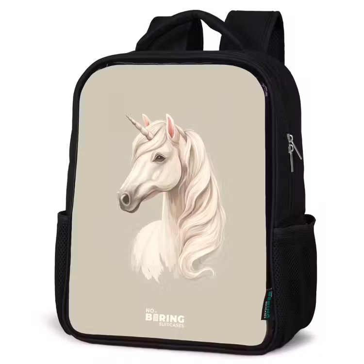 Kids backpack - Unicorn in neutral colors — 4