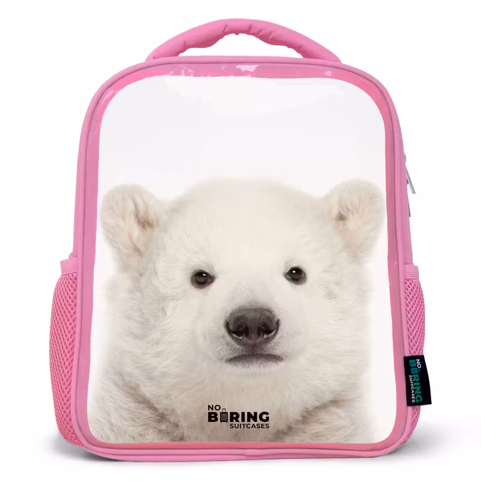 Kids backpack - Pink - Cute Polar Bear — 1
