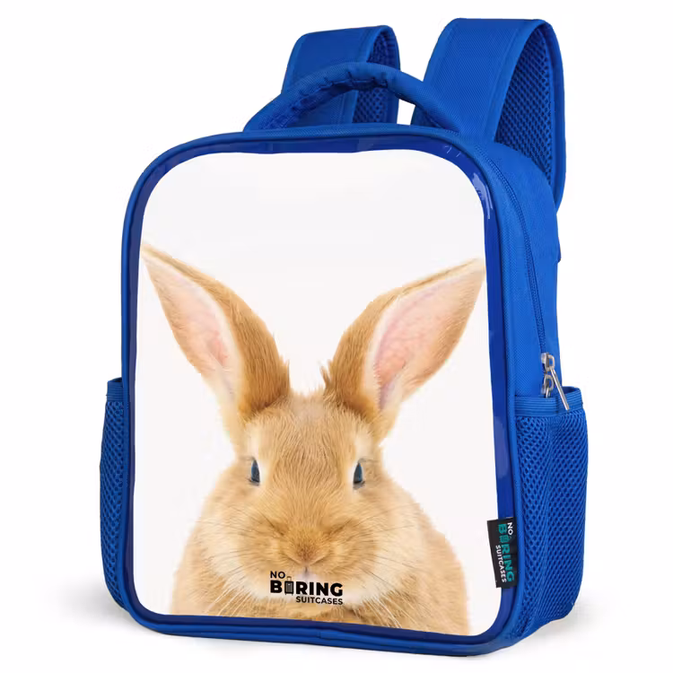 Kids backpack - Blue - Sniffles with Satisfied Head — 3