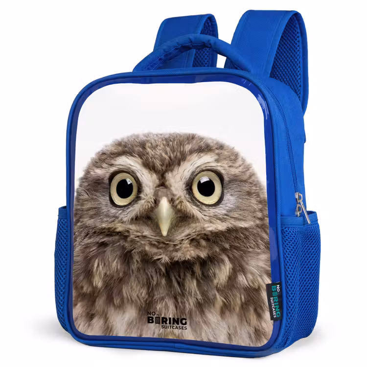 Kids backpack - Blue - Ulke Owl — 3