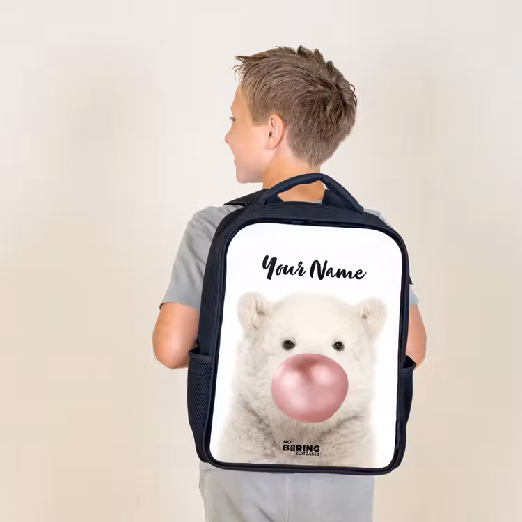 Kids backpack - Bubblegum bear — 2