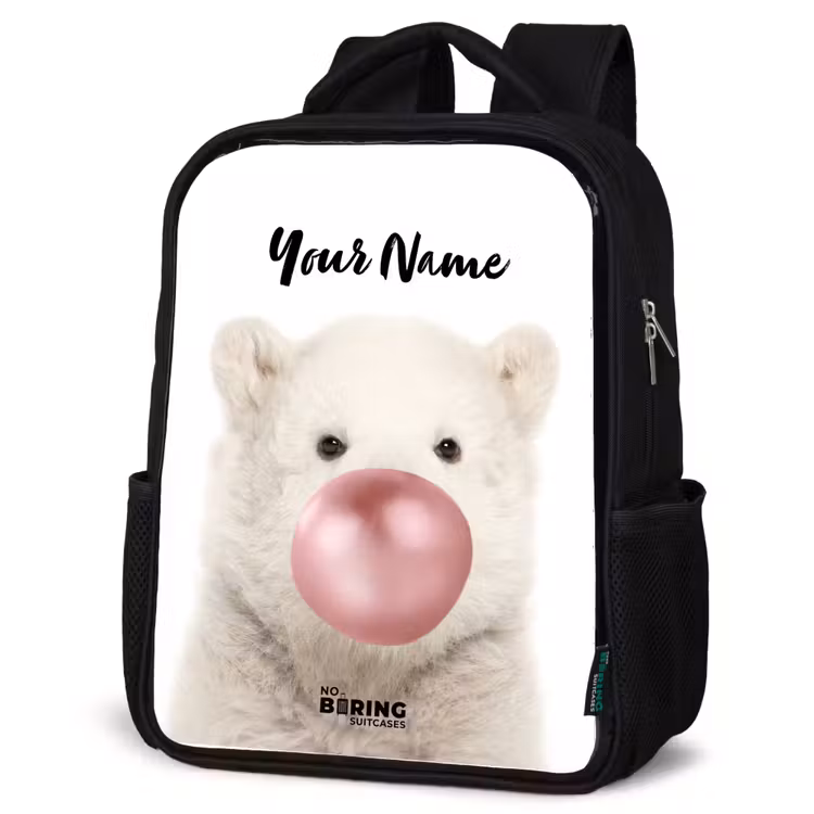 Kids backpack - Bubblegum bear — 4