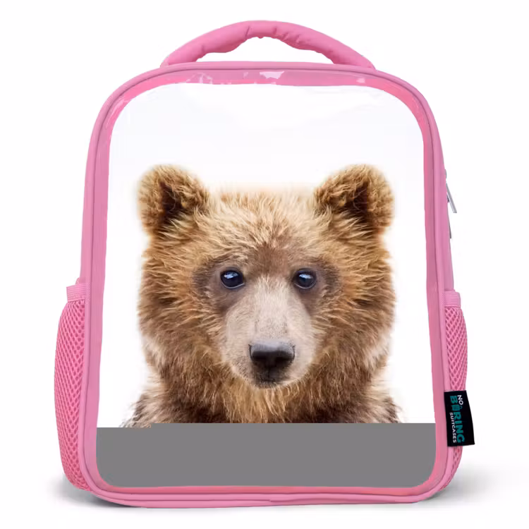 Kids backpack - Pink - Bennie Bear — 1