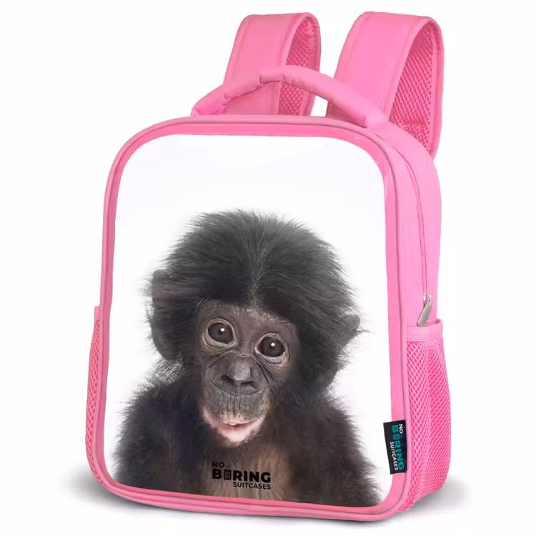 Kids backpack - Pink - Charlie Chimp — 4