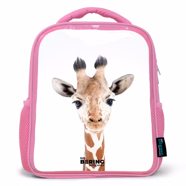 Kids backpack - Pink - Gerrie Giraffe — 1
