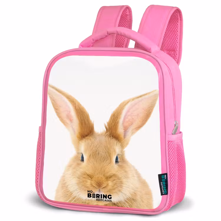 Kids backpack - Pink - Sniffles with Satisfied Head — 4