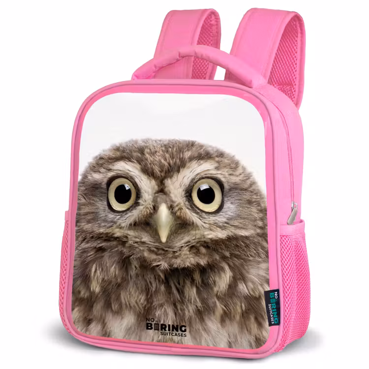 Kids backpack - Pink - Ulke Owl — 4