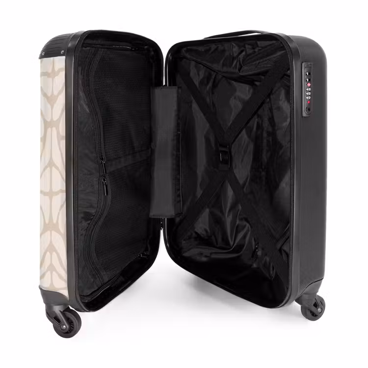 Suitcase - Pastel flowers - Beige — 3