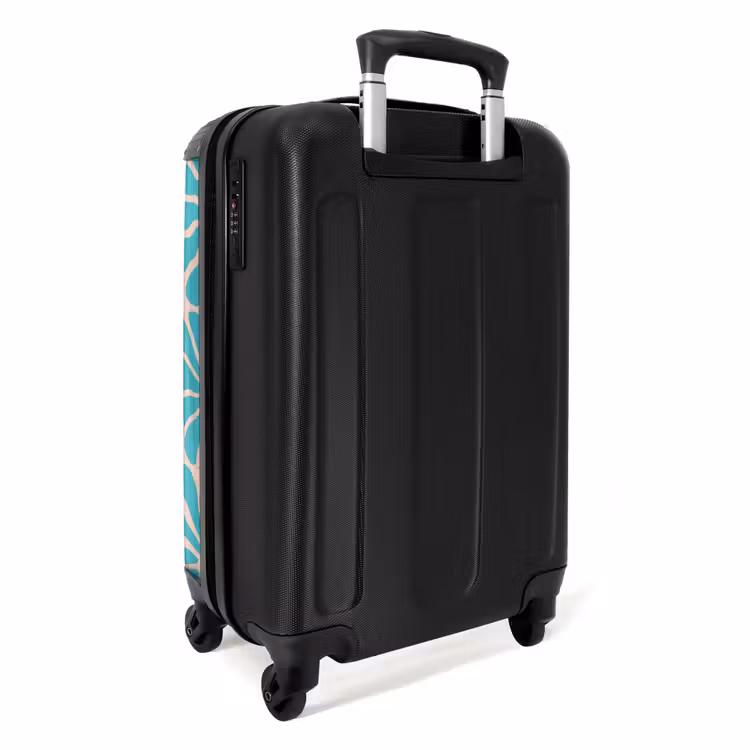 Suitcase - Pastel flowers - Blue — 2