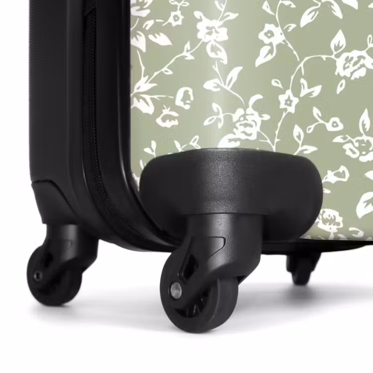 Suitcase - Vintage floral pattern - Light green — 6