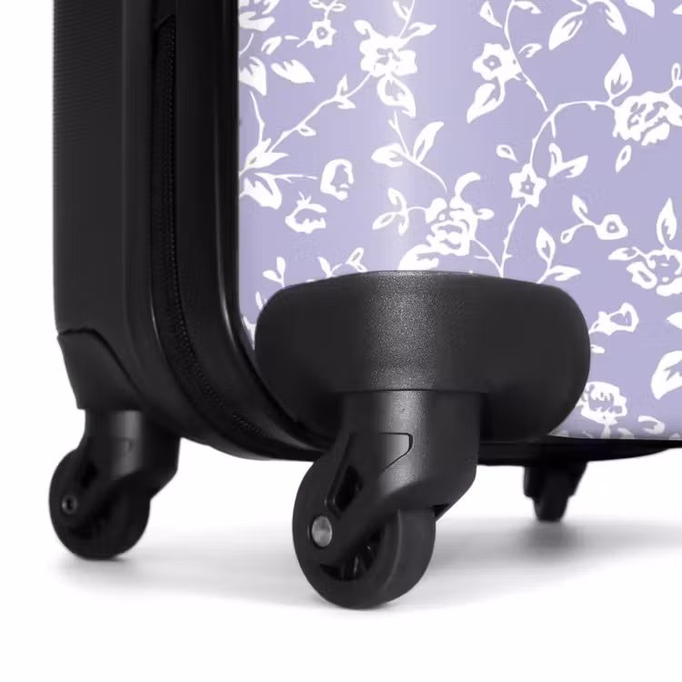 Suitcase - Vintage floral pattern - Light purple — 6