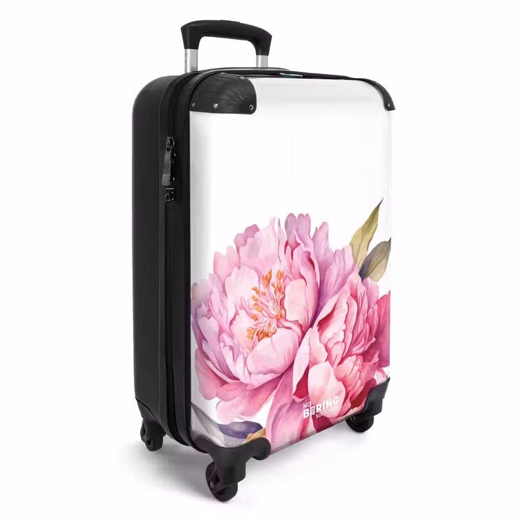 Suitcase - Vintage flowers - Peonies — 4