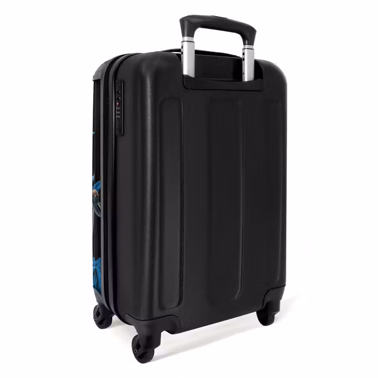 Suitcase - Vintage flowers - Peonies blue — 2
