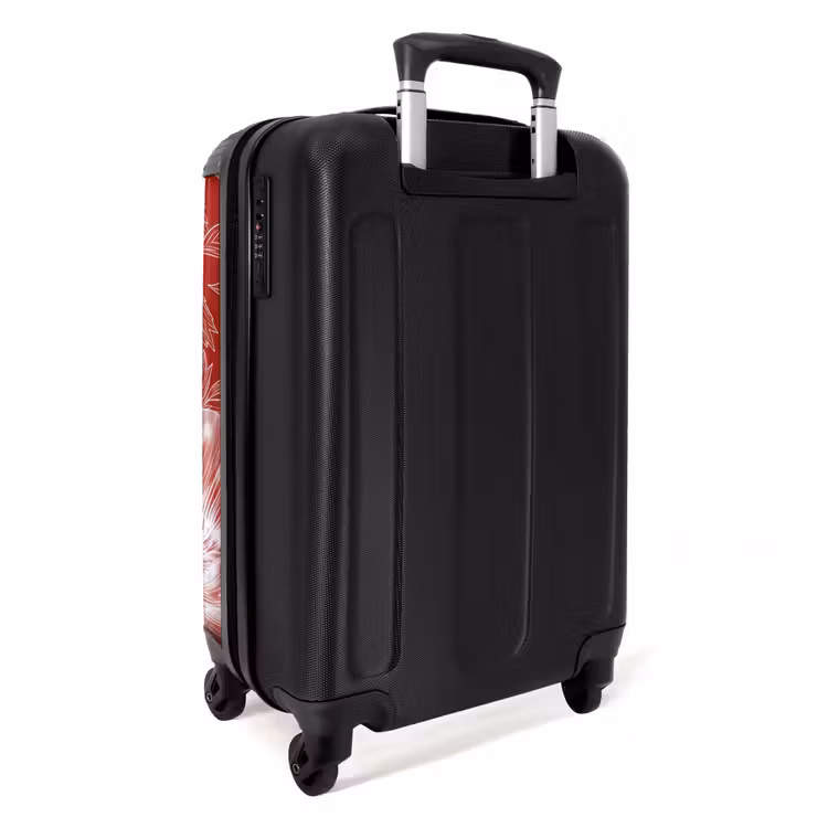 Suitcase - Vintage flowers - Red — 2