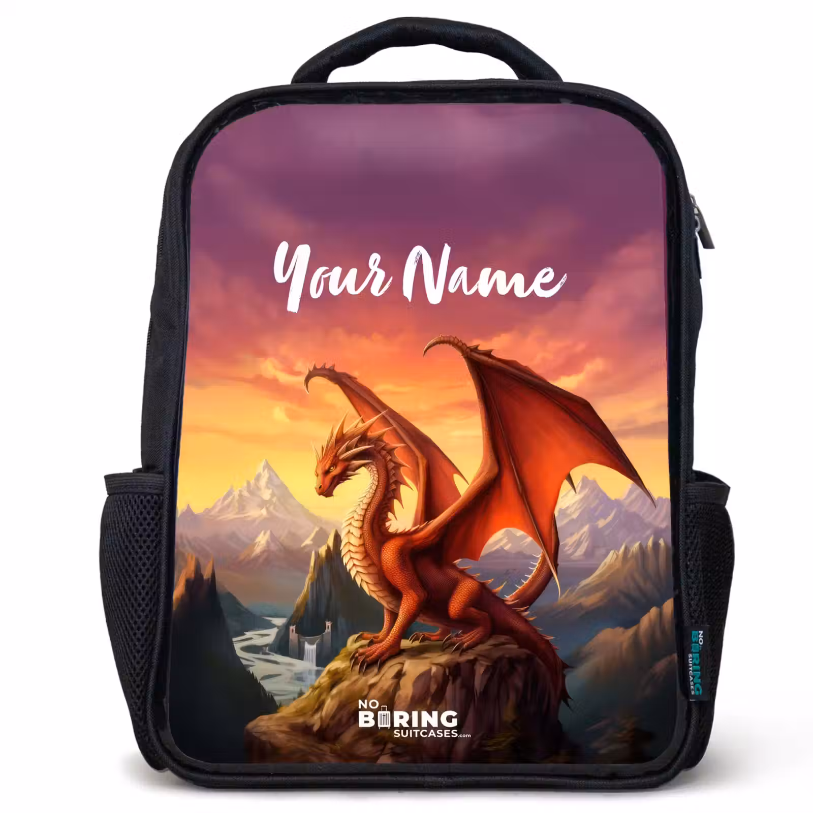 Kids backpack - Red giant dragon — 1
