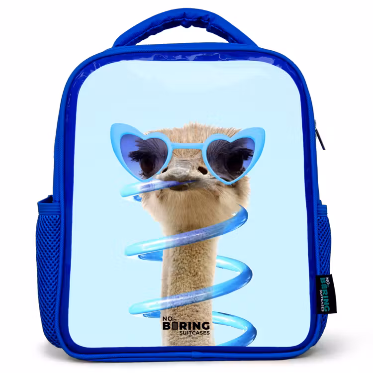 Kids backpack - Blue - Sierk Ostrich Blue — 1