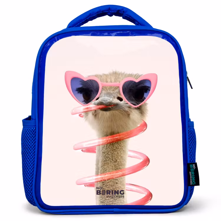 Kids backpack - Blue - Sierk Ostrich Pink — 1
