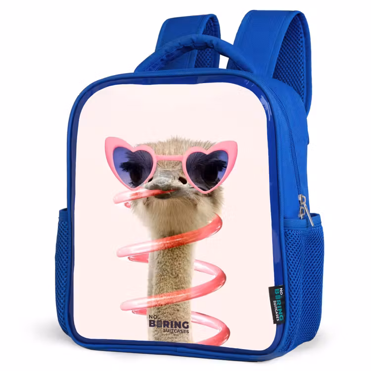 Kids backpack - Blue - Sierk Ostrich Pink — 3