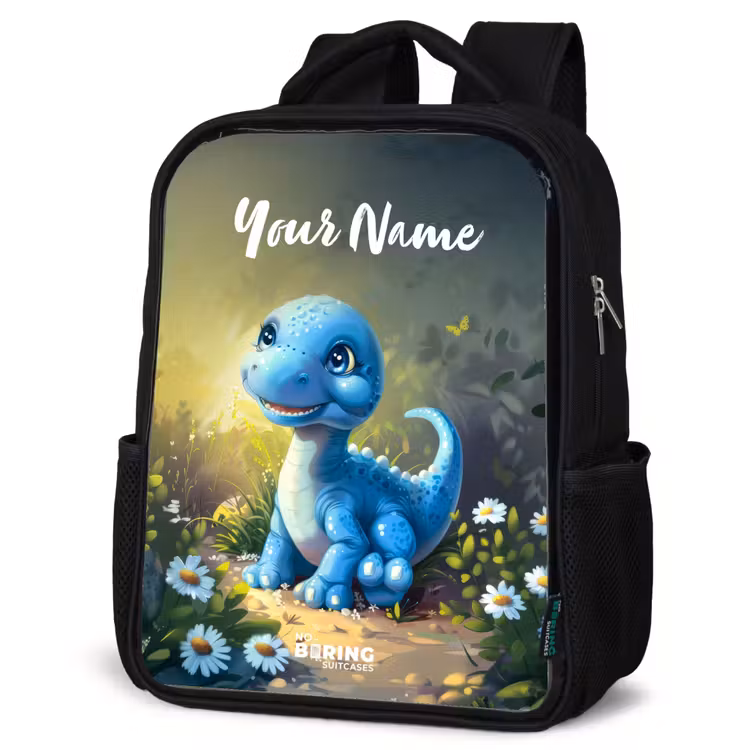 Kids backpack - Branco Brontosaurus — 4