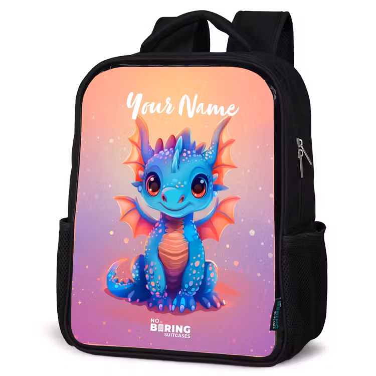 Kids backpack - Cute baby dragon — 4
