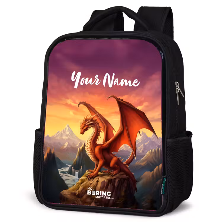 Kids backpack - Red giant dragon — 4