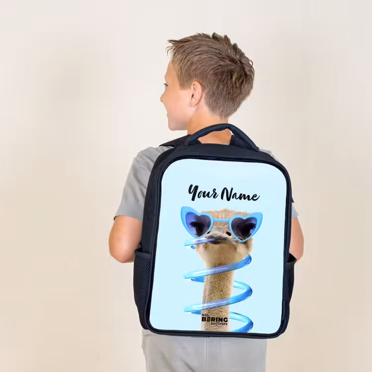 Kids backpack - Sierk Ostrich Blue — 2
