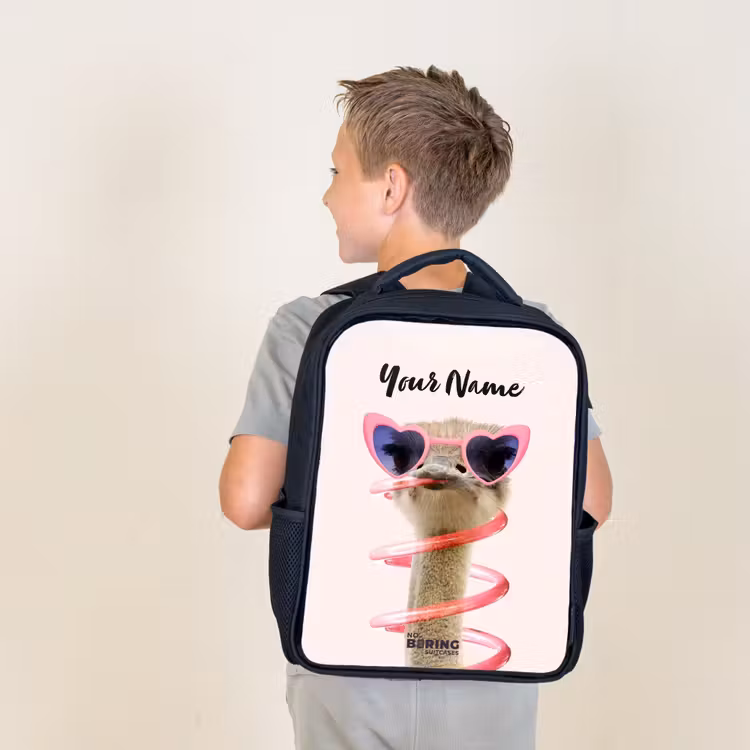 Kids backpack - Sierk Ostrich Pink — 2