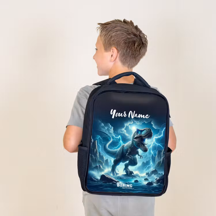 Kids backpack - Thunderclap dino — 2