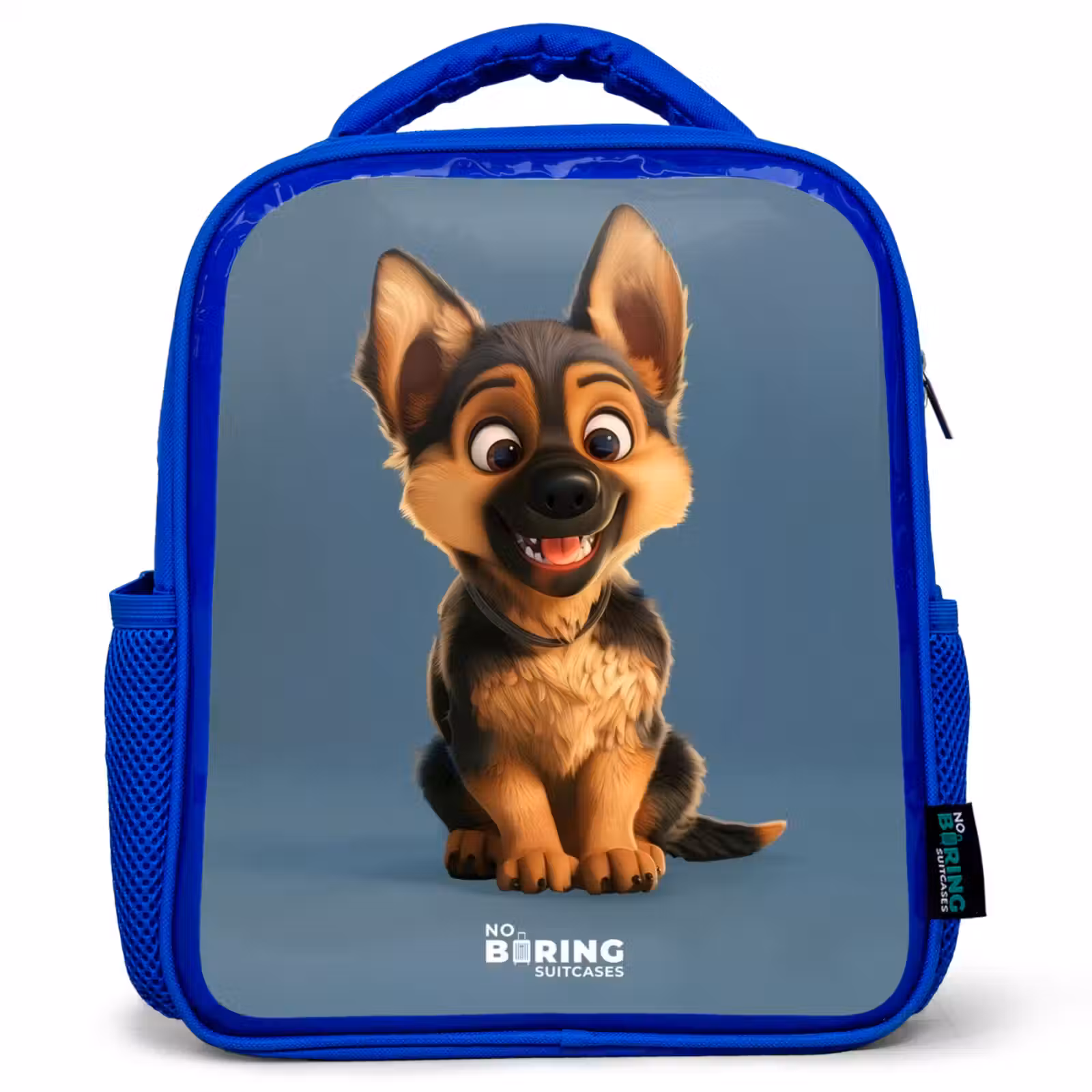 Kids backpack - Blue - Portrait of a sheepdog puppy — 1
