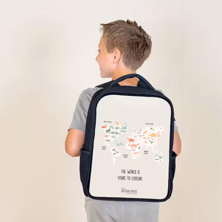 Kids backpack - Dino world map — 2