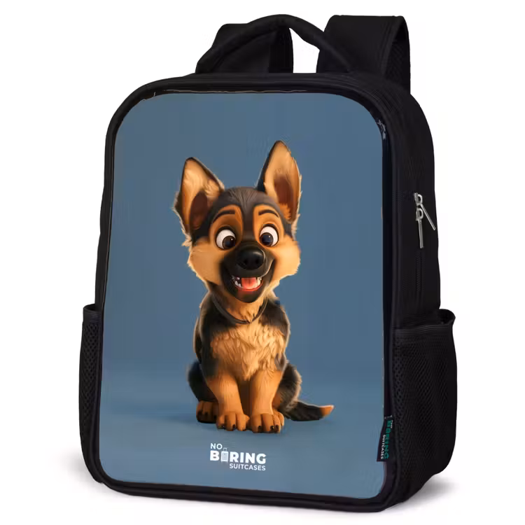 Kids backpack - Portrait of a sheepdog puppy — 4