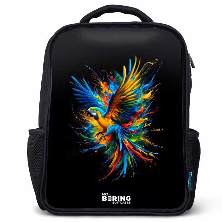 Kids backpack - Colorful parrot — 1