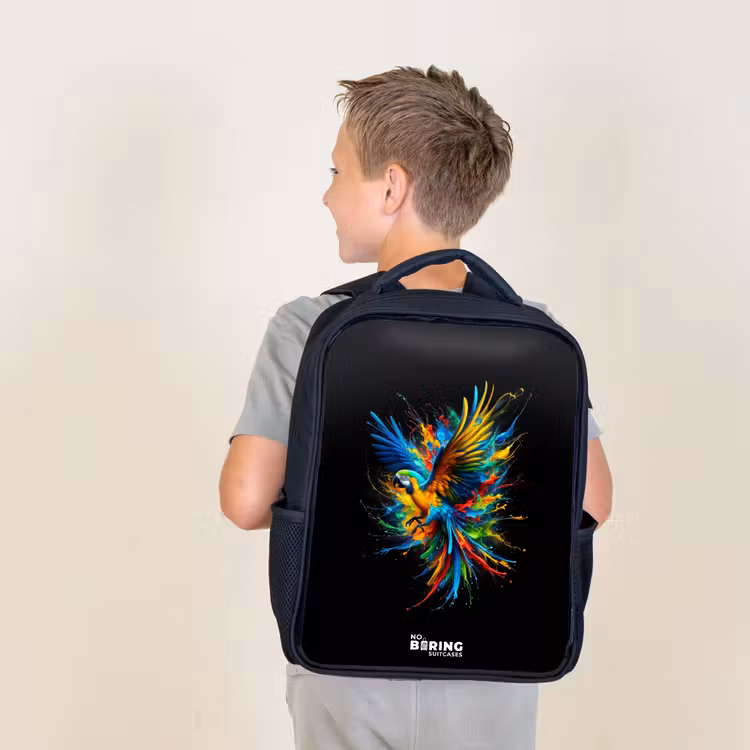 Kids backpack - Colorful parrot — 2