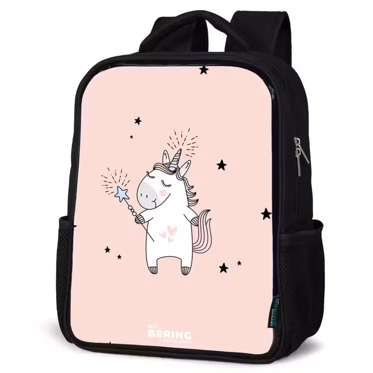 Kids backpack - Signed unicorn with magic wand — 4