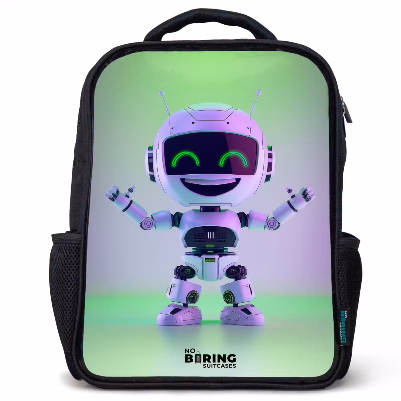 Kids backpack - Robot with purple and green light — 1