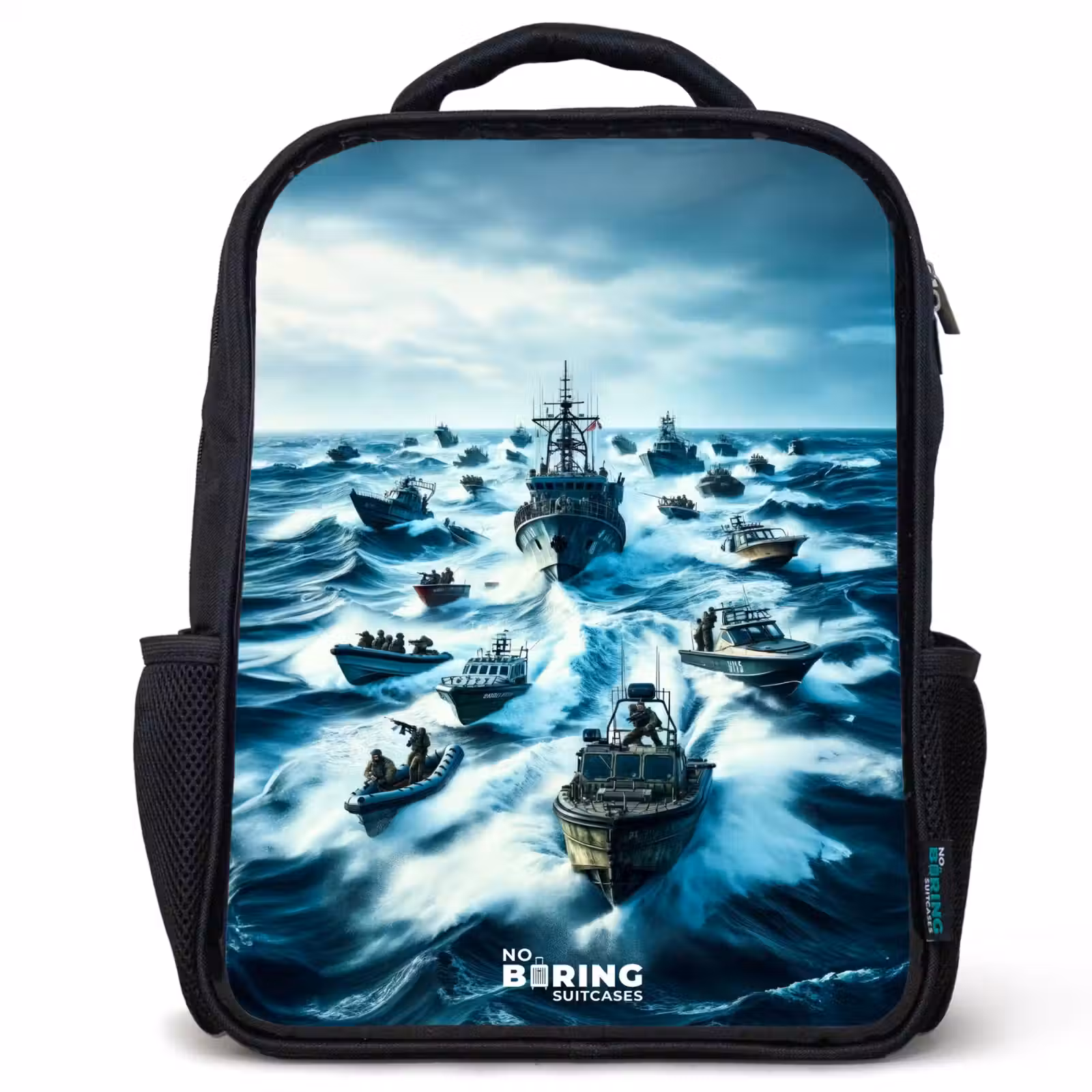 Kids backpack - Ships in the sea — 1
