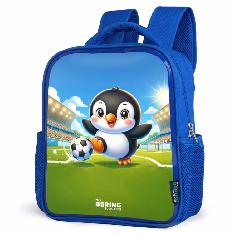 Kids backpack - Blue - Penalty penguin — 3