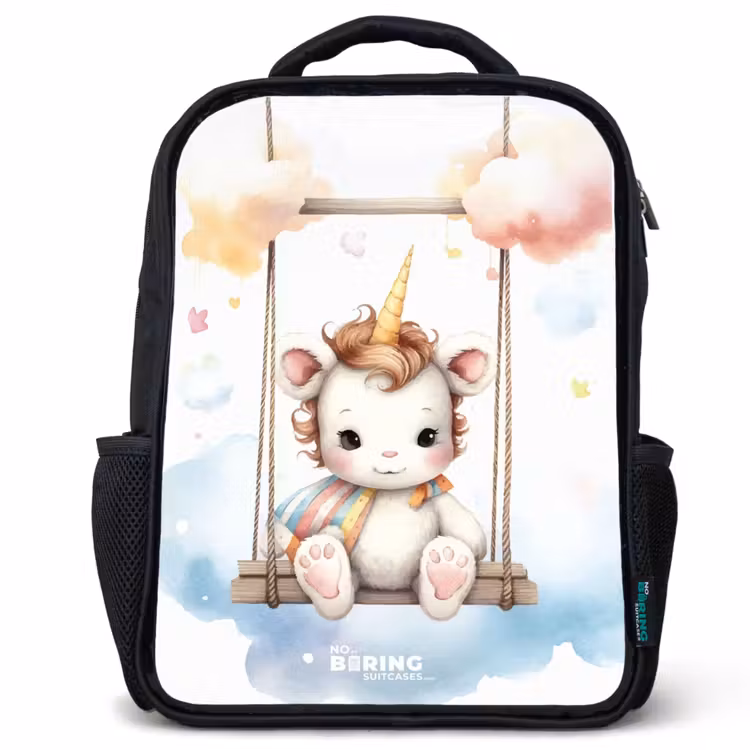 Kids backpack - Rocking baby unicorn — 1