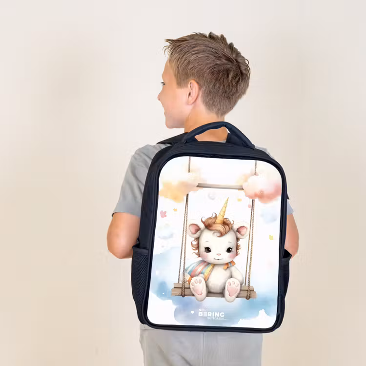 Kids backpack - Rocking baby unicorn — 2
